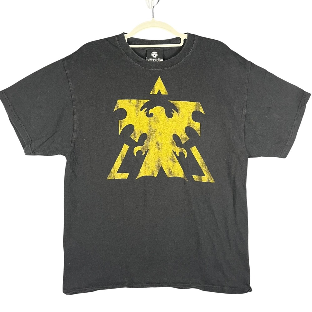 Jinx Blizzard StarCraft Terran Eagle T-Shirt Mens Large Black Gaming Tee‎